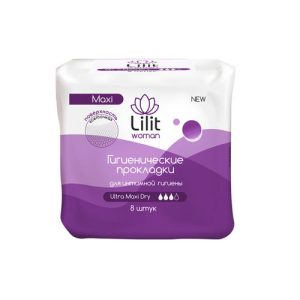 Прокладки гигиенические Lilit Ultra maxi dry, 8шт
