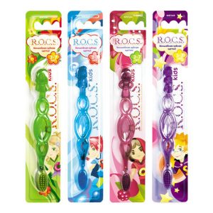 Детская зубная щетка R.O.C.S Kids 3-7лет