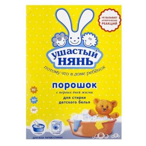 Порошок Ушастый нянь для детского белья, 400г