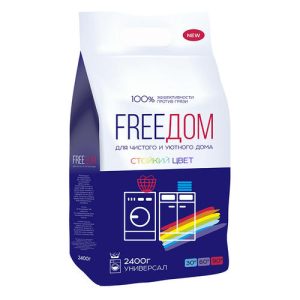 Стиральный порошок Freeдом Стойкий цвет, 2.4кг