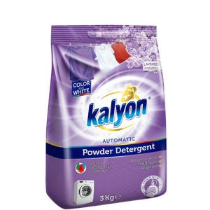Порошок 3 кг Kalyon Lavder Magnolia парфюм универ. феолетовый (6 шт ) KALYON