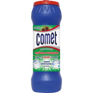 Порошок чистящий с дезинфиц. свойствами Сосна в банке 475г Comet