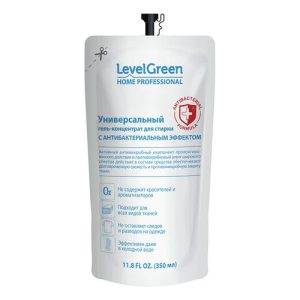 Мультигель-концентрат для стирки с антибактер эффектом,350 мл Level Green