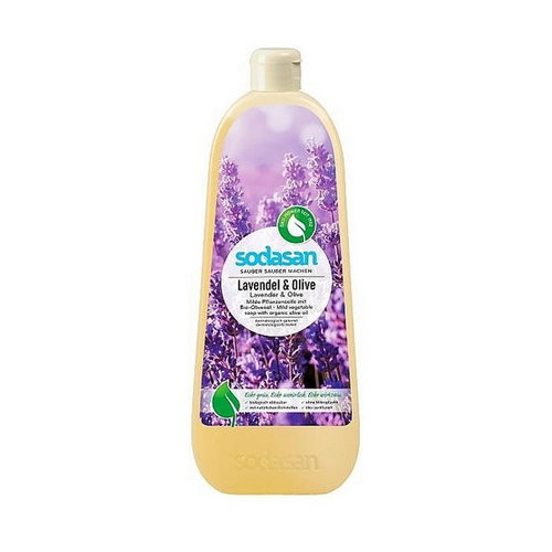 Жидкое мыло "Lavender-Olive" успокаивающее, Sodasan Liquid Lavender-Olive Soap — изображение 2