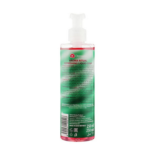 Жидкое мыло "Свежий арбуз", Dermacol Aroma Ritual Liquid Soap Fresh Watermelon — изображение 2