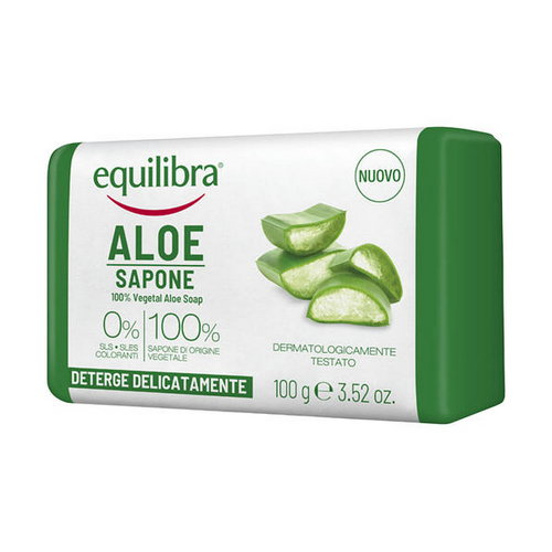 Мыло для тела, натуральное, Equilibra Aloe Line Natural Soap — изображение 2