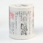 Сувенирная туалетная бумага Анекдоты, часть 7 мини, 9,5х10х9,5 см, микс