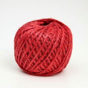 Шпагат джутовый, 1120 Текс, 50 м, цвет красный