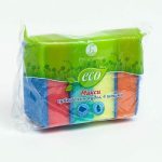 Губка д/посуды eco line макси 4 шт 079898/40