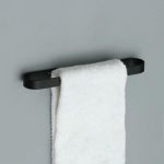 Держатель для полотенец Штольц St_lz, 23x5,5 см, цвет чёрный