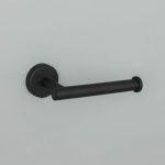 Держатель для туалетной бумаги Штольц St_lz, 16,2x2,5x9,5 см, нержавеющая сталь, цвет чёрный
