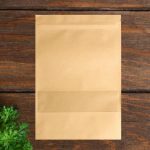 Пакет Zip-lock Крафт с прямоугольным окном, плоский, 18 х 30 см - 50 шт.